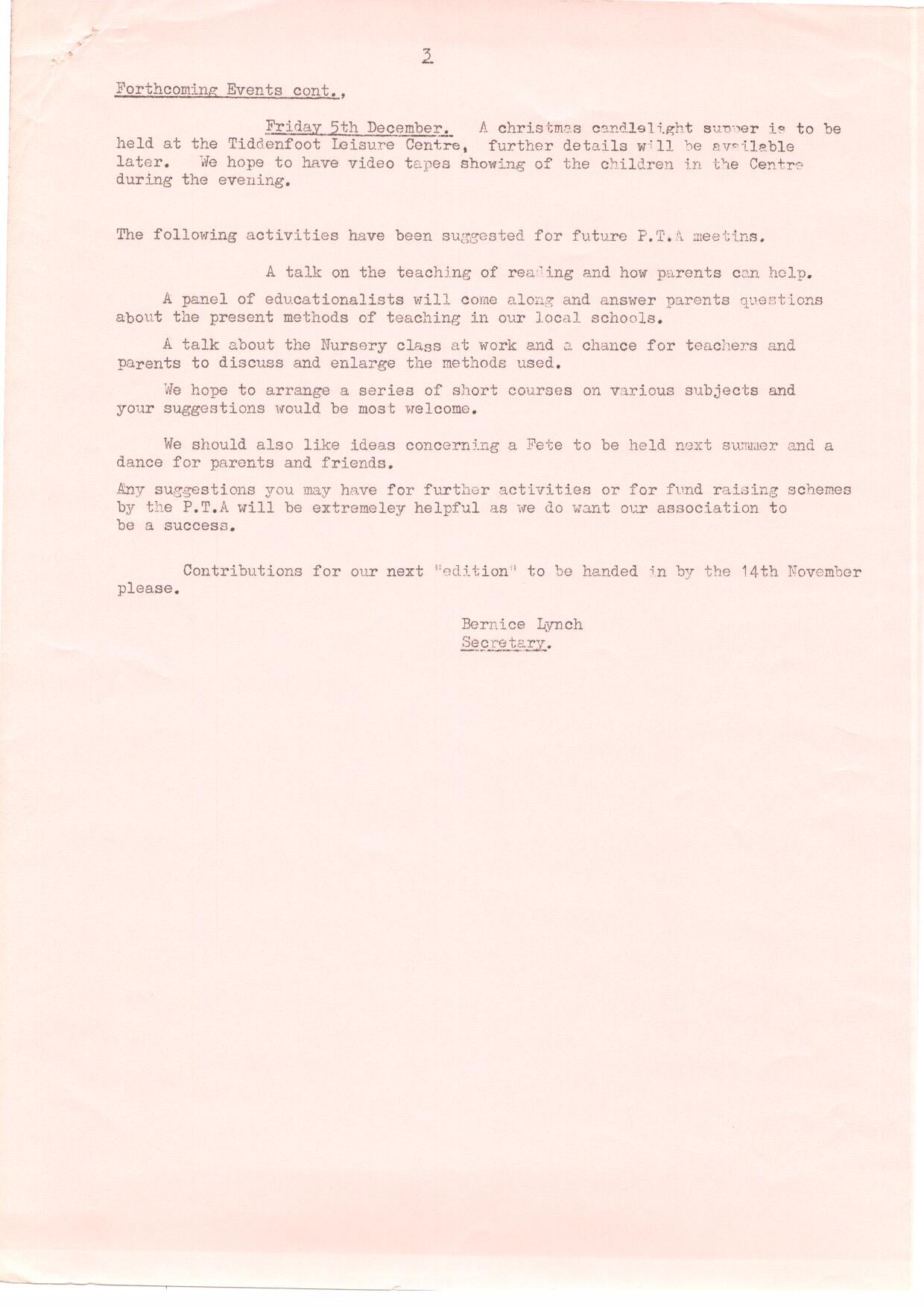 The First Newsletter/Media