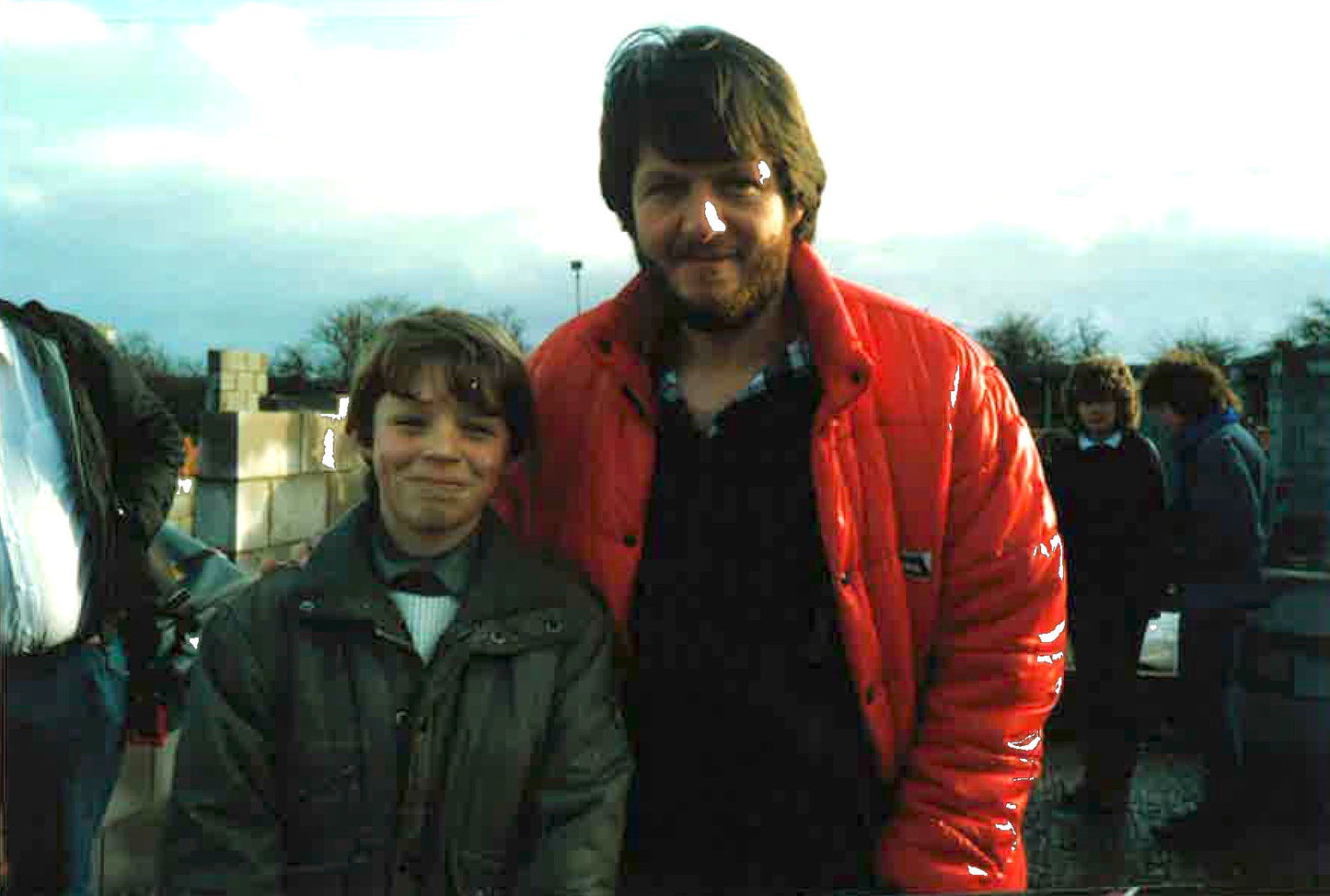 3 Brick laying ceremony with parent Kevin Whately