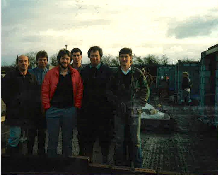 3 Brick laying ceremony with parent Kevin Whately