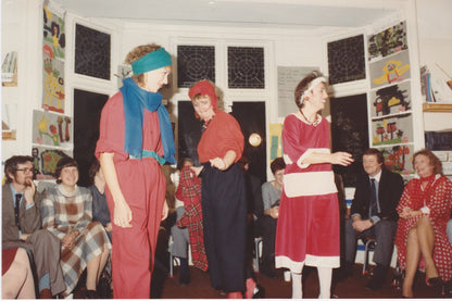 1982 The first Parents' event. A Fashion Show.